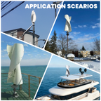 FLTXNY FS 800W 1000W 2000W 3000W Vertical Axis Wind Turbine Generator 24V 48v 96v for Home Use High Efficiency Low RPM