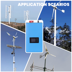 2000W 1000W 48V 96V High-Efficiency Pure Sine Wave Grid-Tie Inverter for Wind Turbines | EU & US Standards | All-in-One Control System