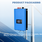 2000W 1000W 48V 96V High-Efficiency Pure Sine Wave Grid-Tie Inverter for Wind Turbines | EU & US Standards | All-in-One Control System