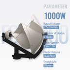 FLTXNY FA Series Wind Turbines 600W 1000W Vertical Axis Wind Turbine Generator 12V 24V 48V for Home Use Low Wind Start-up
