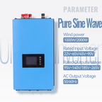2000W 1000W 48V 96V High-Efficiency Pure Sine Wave Grid-Tie Inverter for Wind Turbines | EU & US Standards | All-in-One Control System