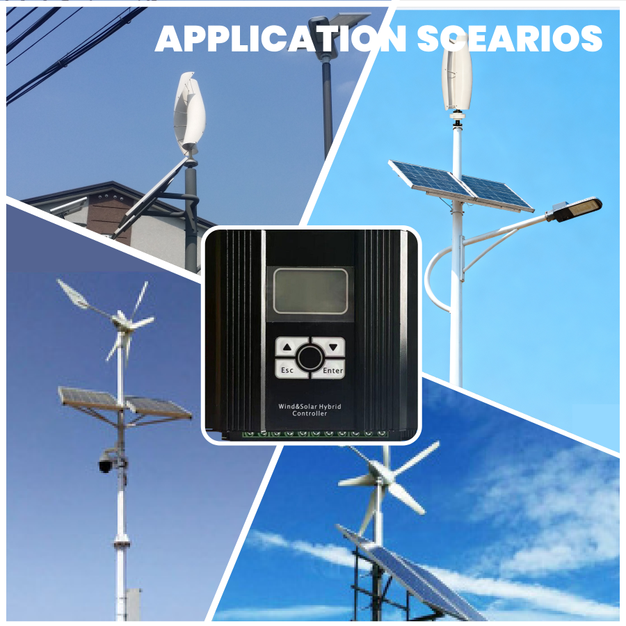 3000W 1000W 2000W 12V/24V 48V MPPT Hybrid Laderegler Windturbine Solar Modul Controller